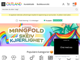 'outland.no' screenshot