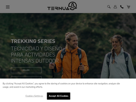 'ternua.com' screenshot