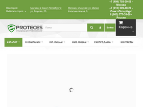 'proteces.ru' screenshot