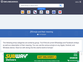 'emojimeanings.net' screenshot