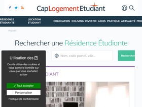 'cap-logement-etudiant.com' screenshot
