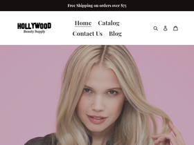hollywoodbeautysupply.ca homepage screenshot