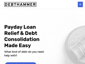 'debthammer.org' screenshot