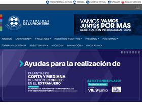 'ufro.cl' screenshot