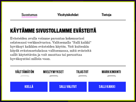 'uniarts.fi' screenshot