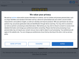 '1001freefonts.com' screenshot