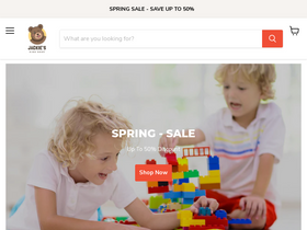 Jackies Kids website screenshot