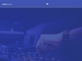 'theproductanalyst.com' screenshot