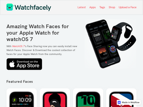 'watchfacely.com' screenshot