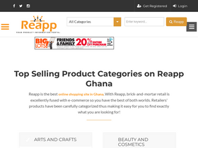 'reapp.com.gh' screenshot