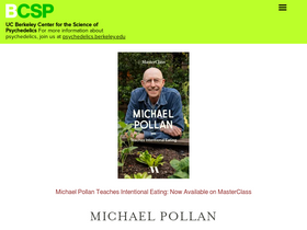 'michaelpollan.com' screenshot