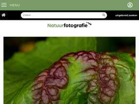 'natuurfotografie.nl' screenshot