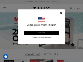Tilliv homepage screenshot