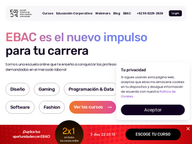 'ebac.mx' screenshot