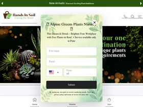 handsinsoil.com homepage screenshot