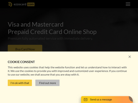 'ezzocard.com' screenshot