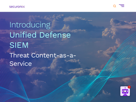 'securonix.com' screenshot