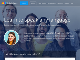 'verbalplanet.com' screenshot