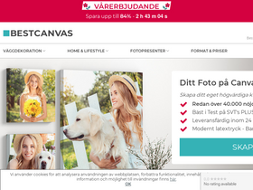 'bestcanvas.se' screenshot