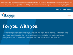 'harbinclinic.com' screenshot