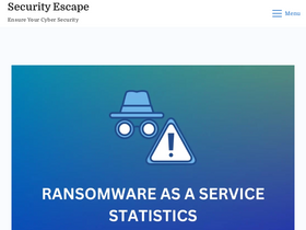 'securityescape.com' screenshot