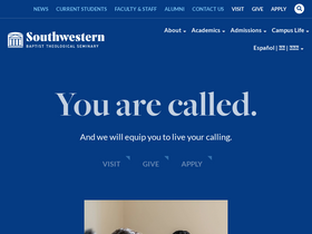 'swbts.edu' screenshot