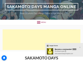 'sakamotodayschapters.com' screenshot