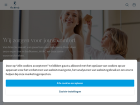 'vanmarcke.com' screenshot