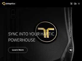 'bhaptics.com' screenshot