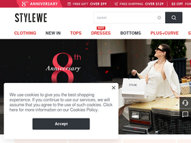 'stylewe.com' screenshot