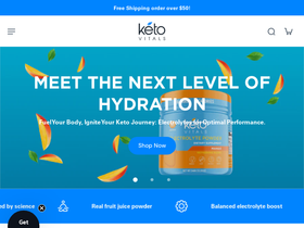 ketovitals.com homepage screenshot