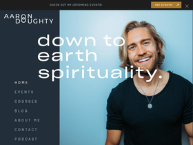 'aarondoughty.com' screenshot