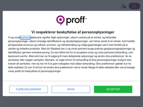 'proff.dk' screenshot