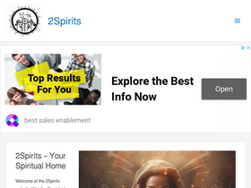 '2spirits.com' screenshot