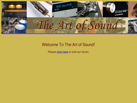 'theartofsound.net' screenshot
