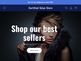 certifiedvaluestore.com homepage screenshot