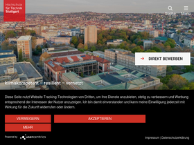 'hft-stuttgart.de' screenshot