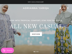 adriannayariqa.com homepage screenshot