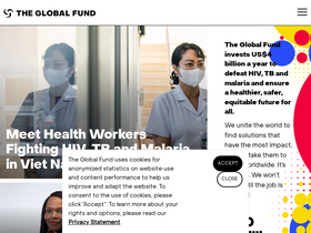 'theglobalfund.org' screenshot