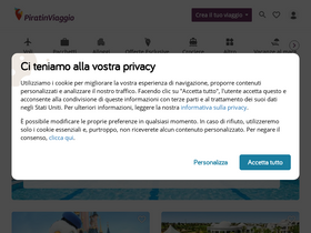'piratinviaggio.it' screenshot
