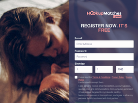 'hookupmatches.com' screenshot