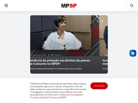 'mpsp.mp.br' screenshot