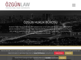 'ozgunlaw.com' screenshot