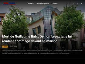 'nordpresse.be' screenshot