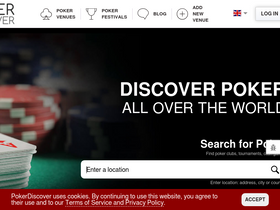 'pokerdiscover.com' screenshot