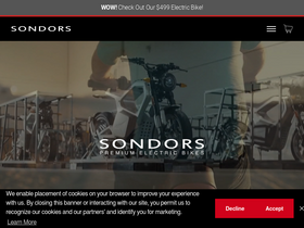 'sondors.com' screenshot