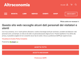 'altreconomia.it' screenshot