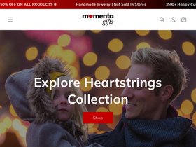 Momentagifts website screenshot