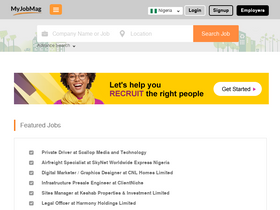 'myjobmag.com' screenshot