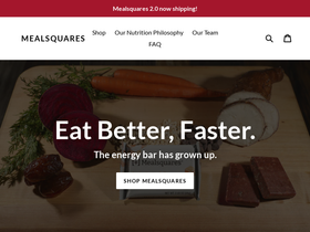 mealsquares.com homepage screenshot
